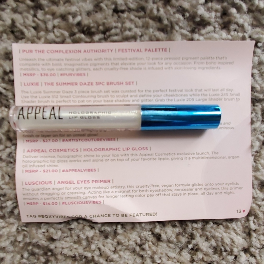 Appeal Holographic Lip Gloss